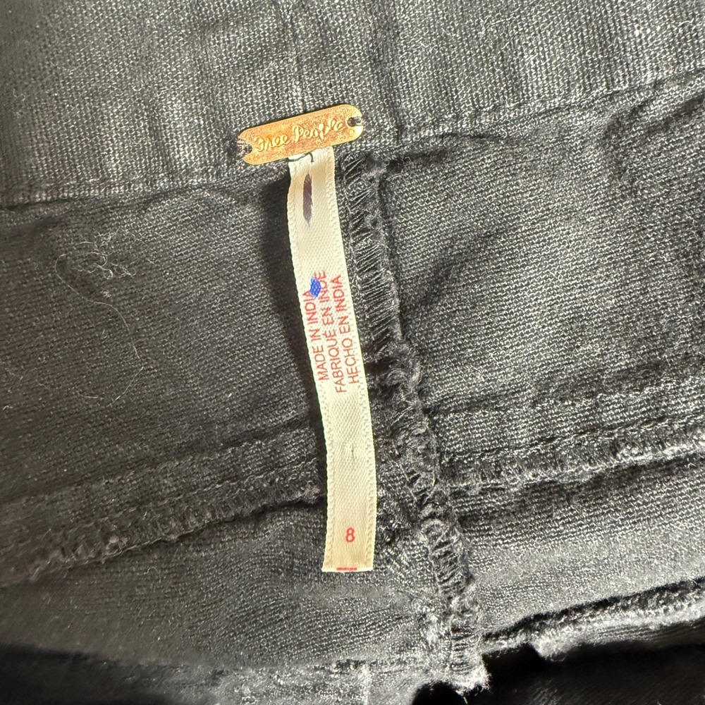 Free People Sweet Talk Chino Pants black size 8 - Picture 12 of 12